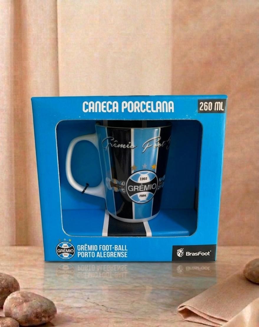 Caneca Porcelana 260ml - Grêmio