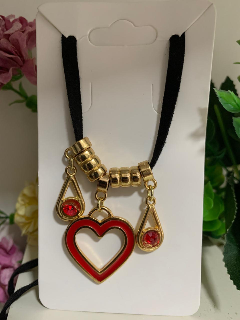 Chocker Coração