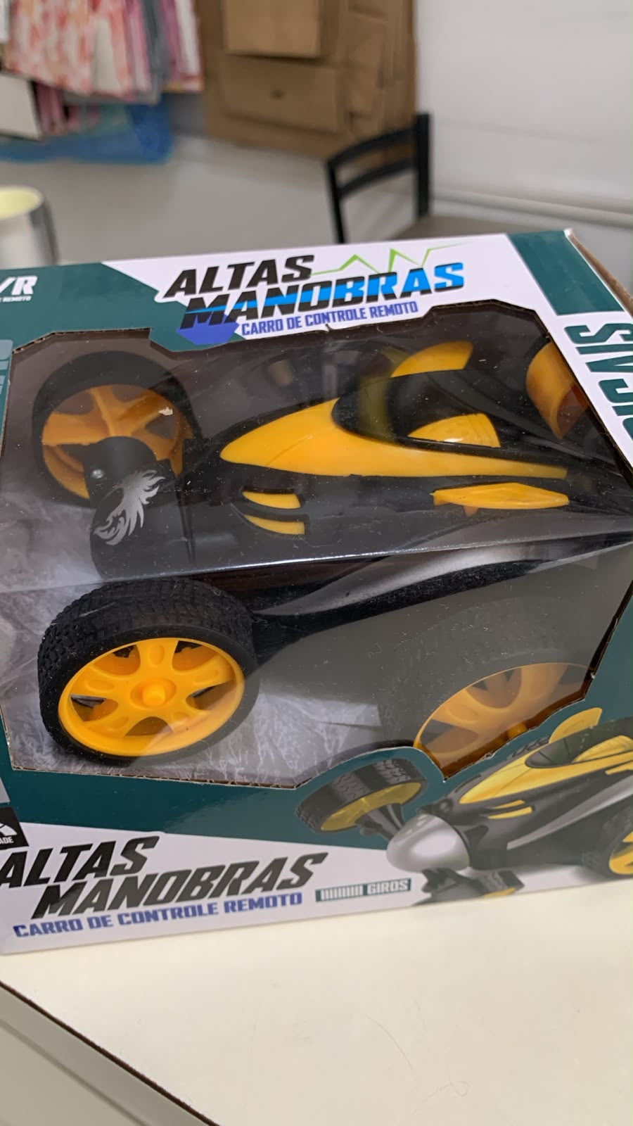 Carrinho com controle Altas manobras