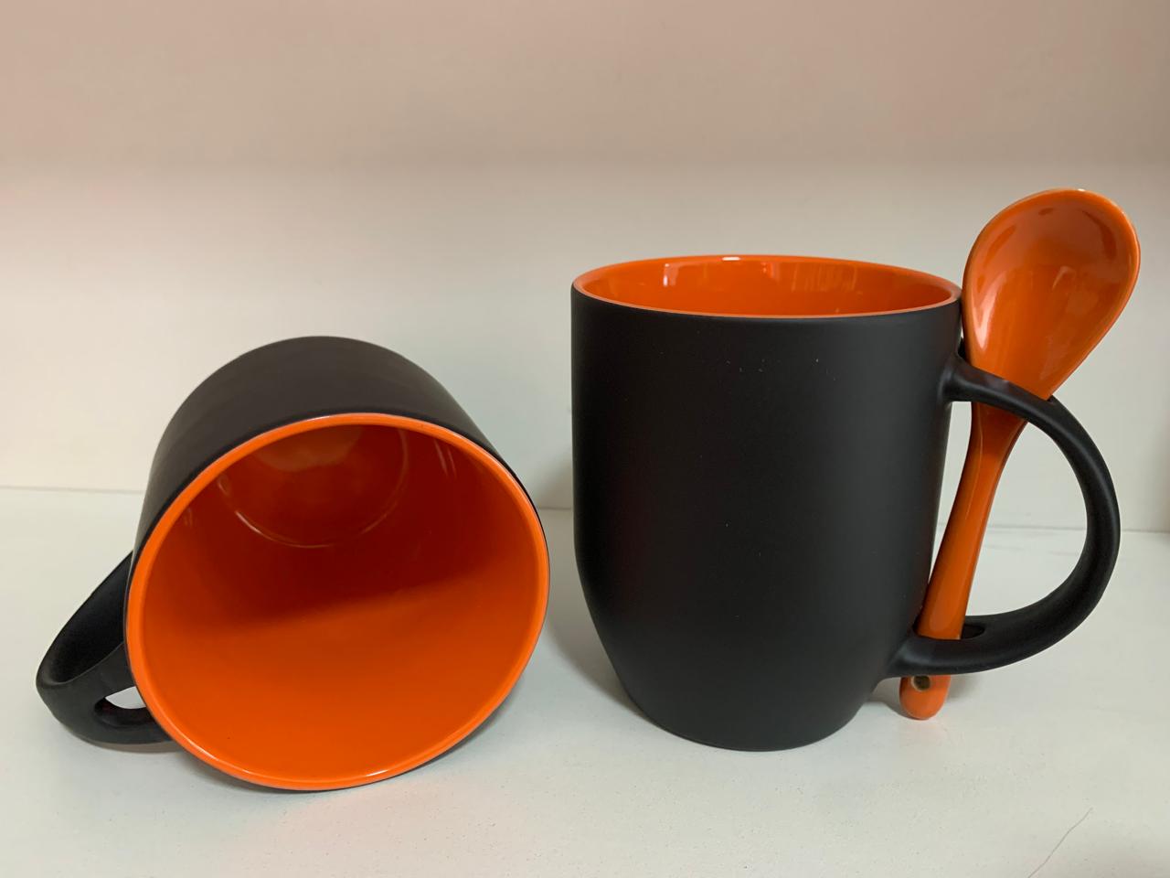 Caneca Mágica colher Laranja