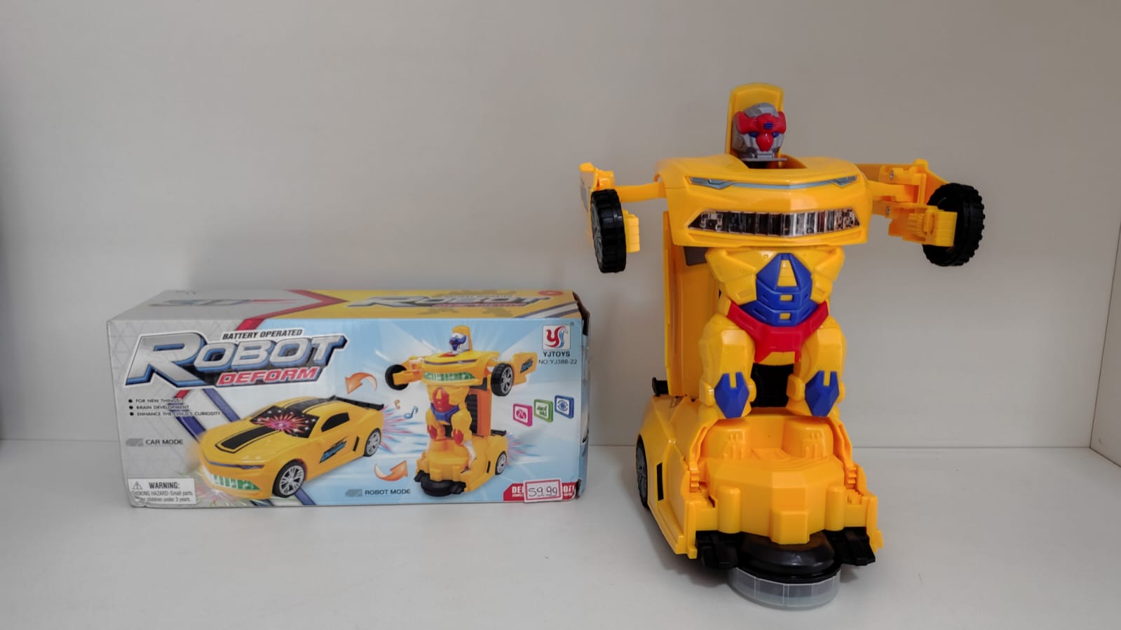 Robot Deform amarelo