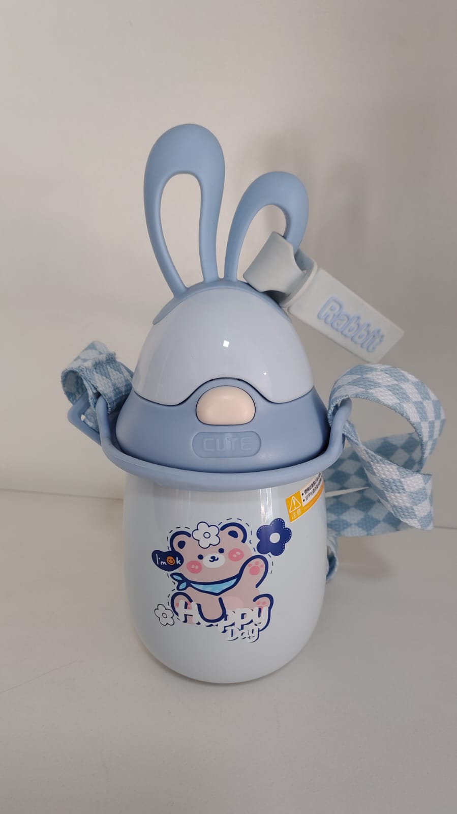 Garrafa térmica infantil coelho