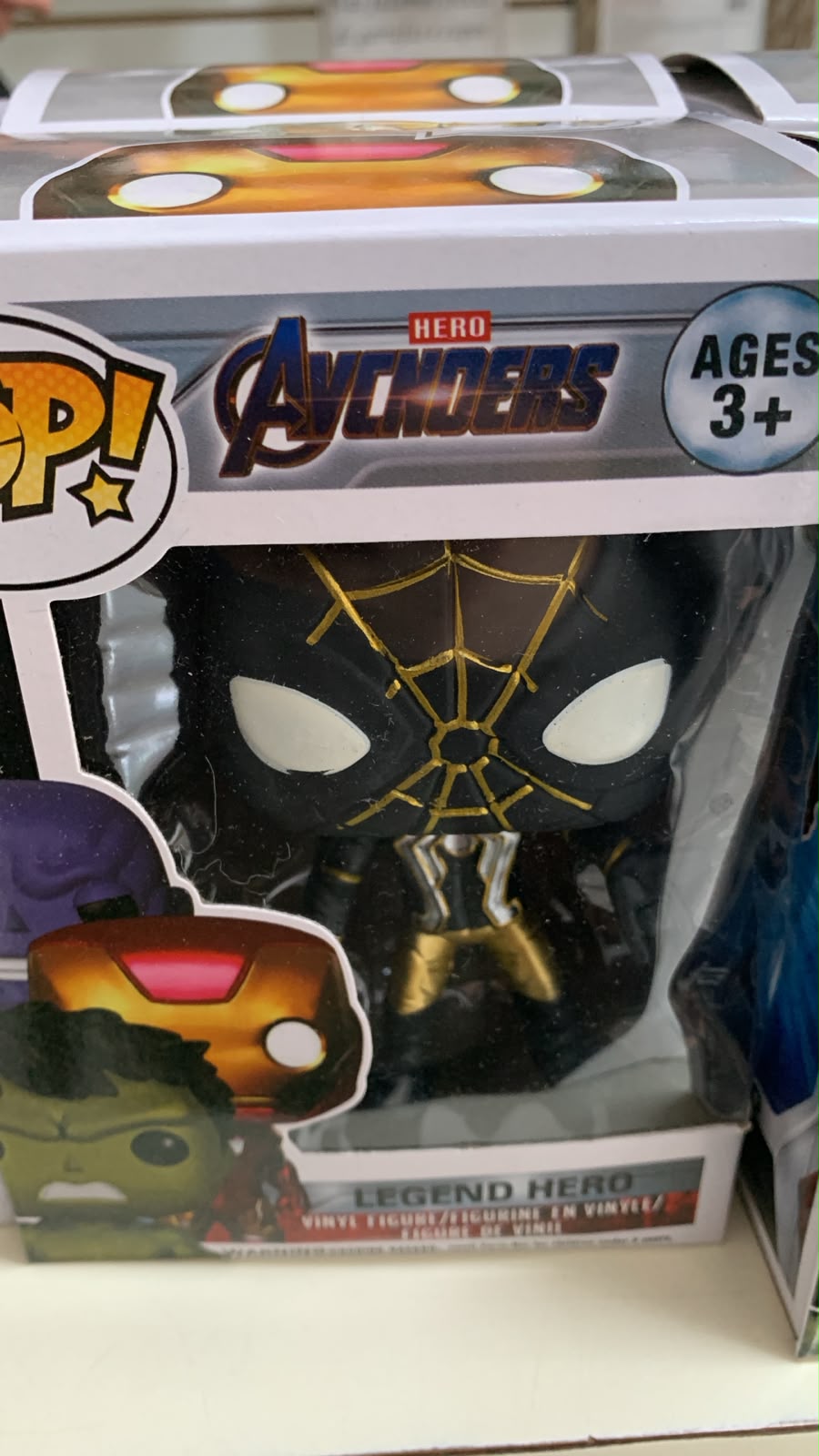 Homem Aranha dourado coleção