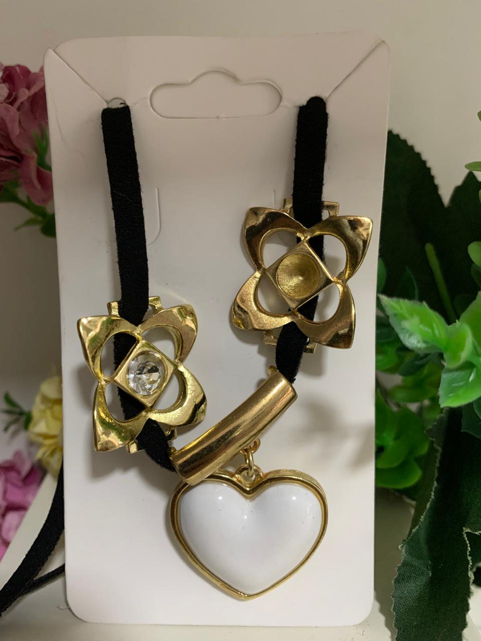 Chocker Coração