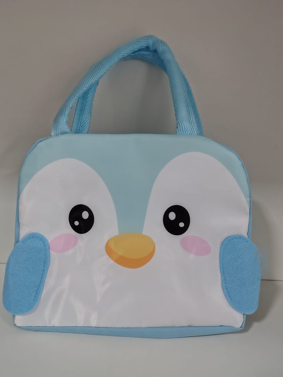 Bolsa térmica azul pinguim
