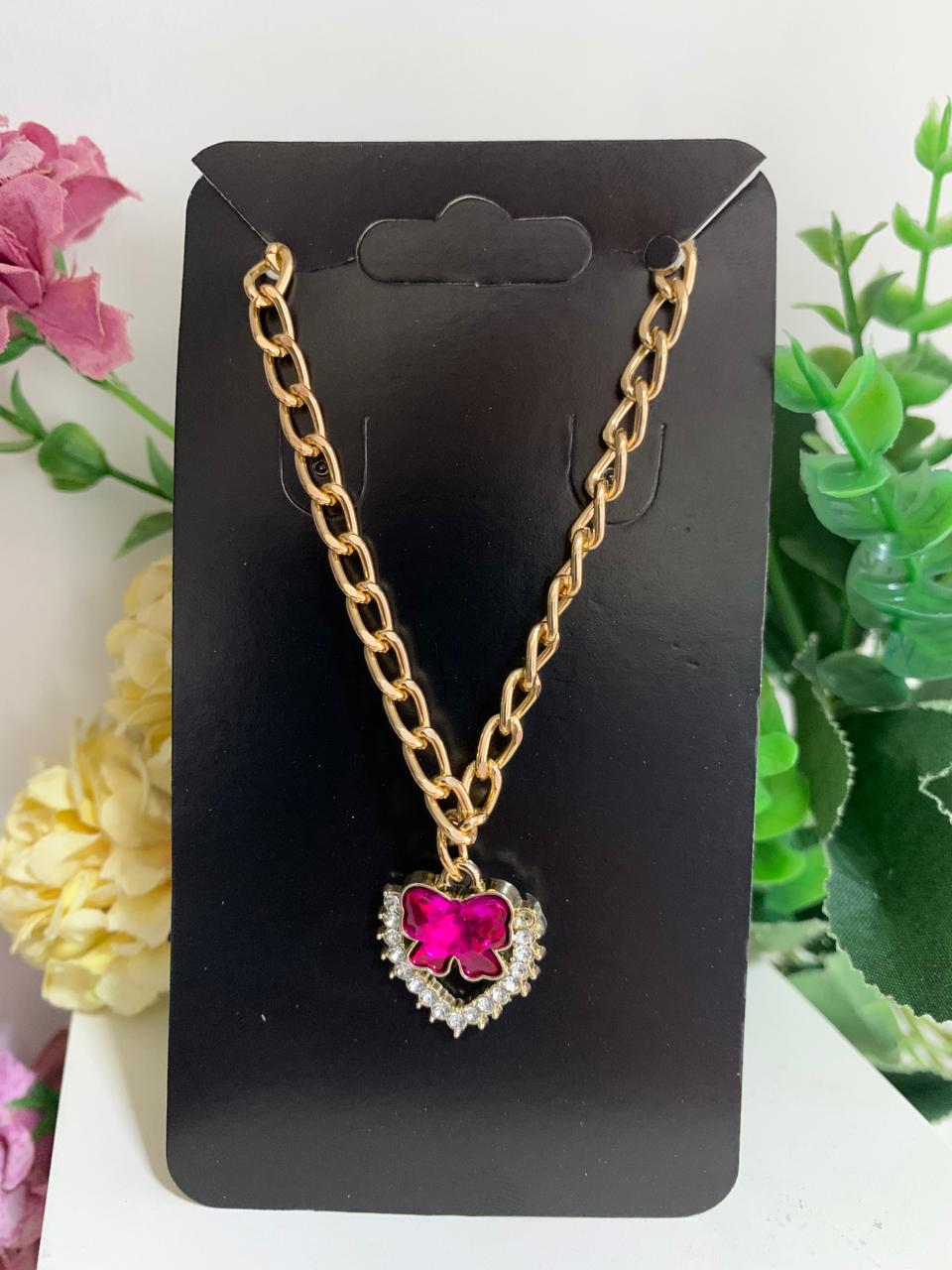 Chocker Coração