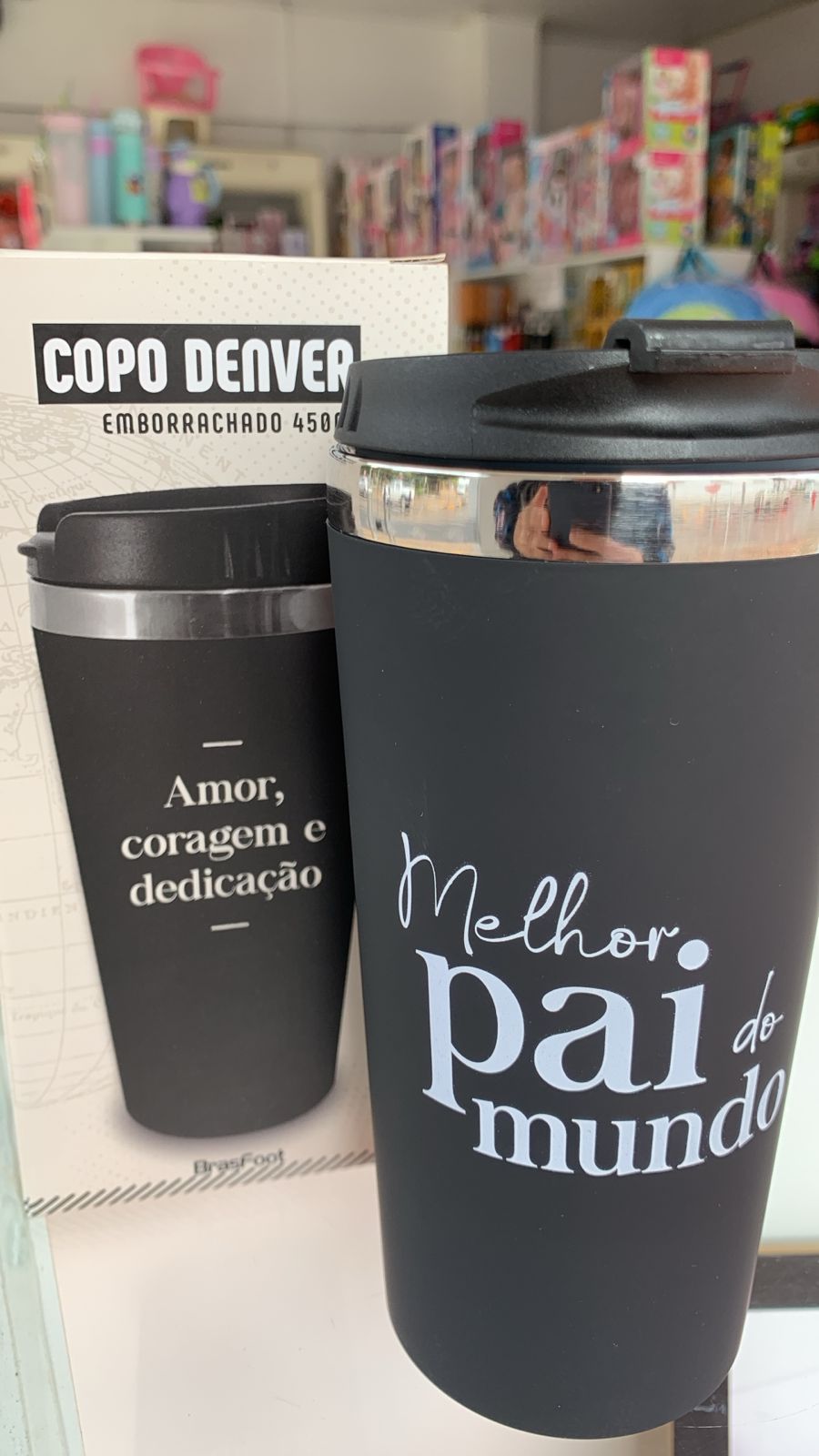 Copo térmico- Pai Amor e Coragem