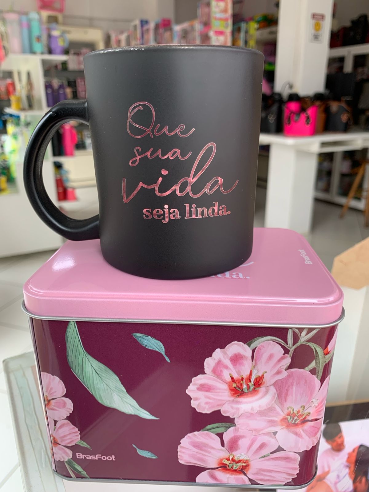 Caneca lata- Que sua vida seja linda