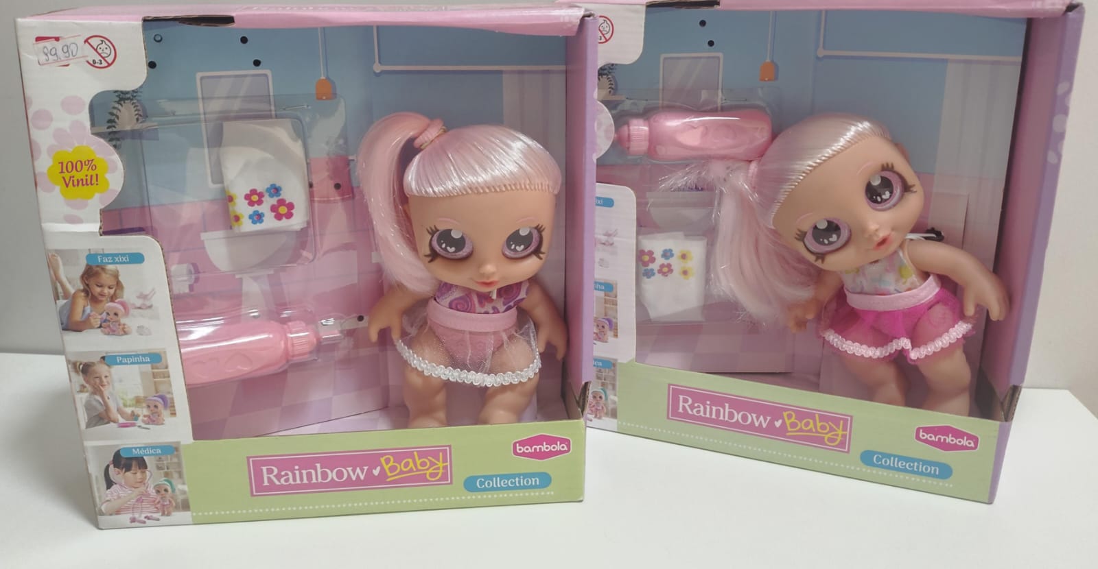 Boneca Rainbow baby