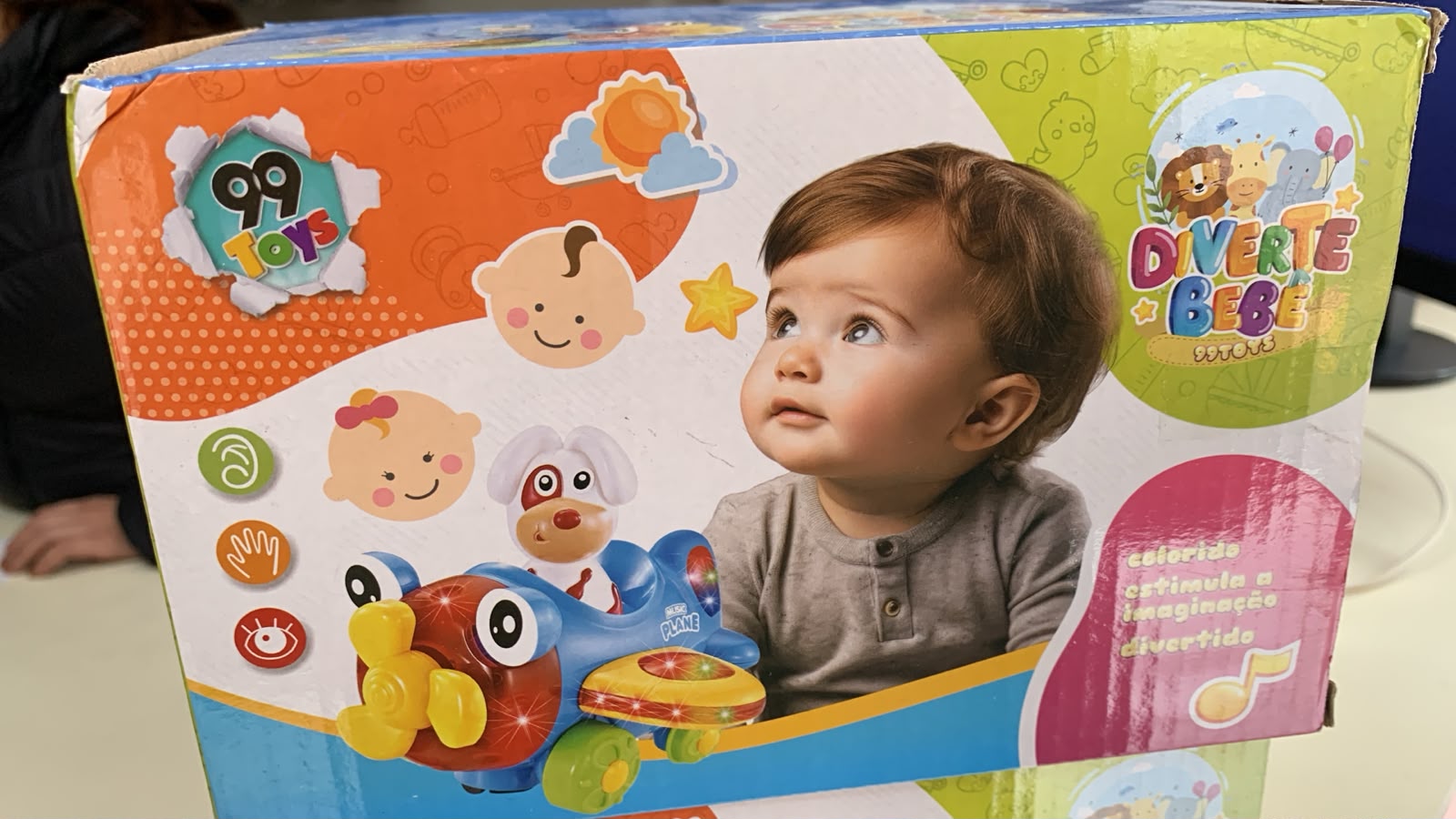 Avião bebe musical - diverte bebê
