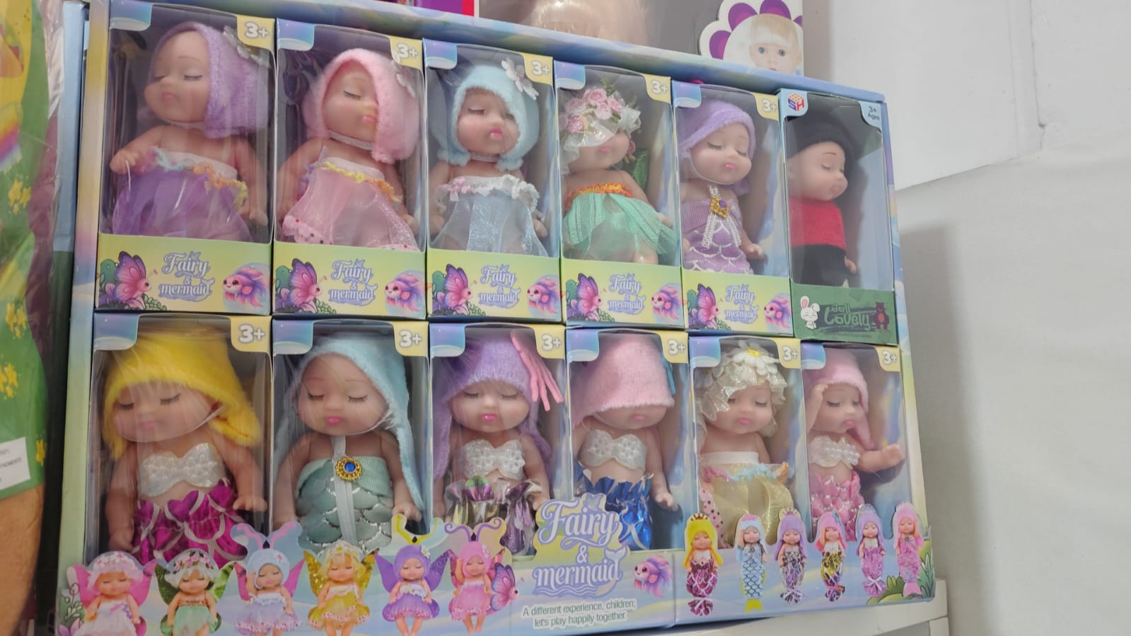 Bonecas coleção Fairy e Mermaid