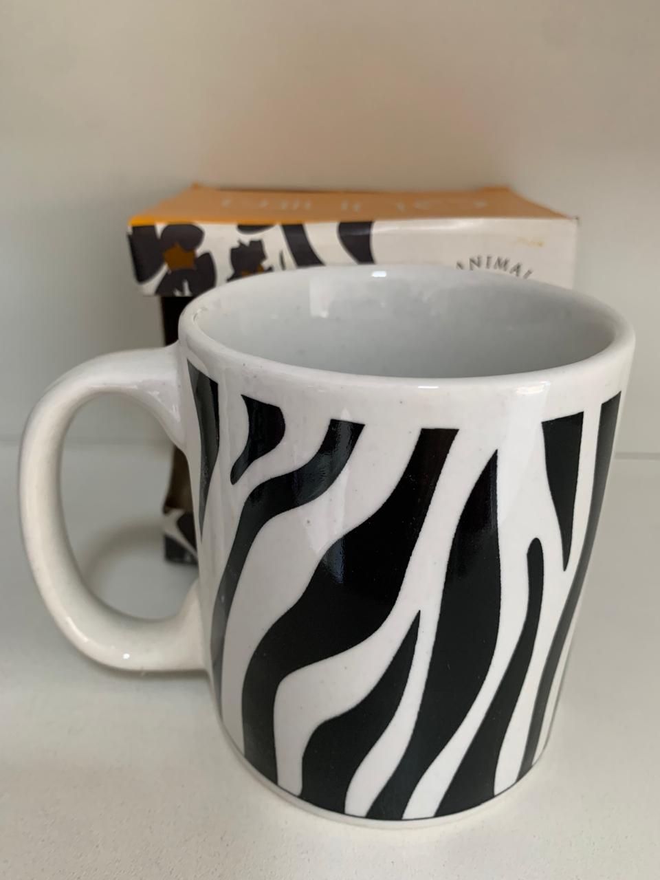 Caneca Animal Print - Zebra